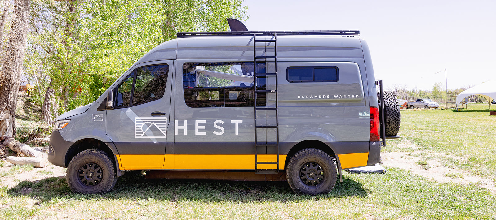 mercedes sprinter camper van grey HEST