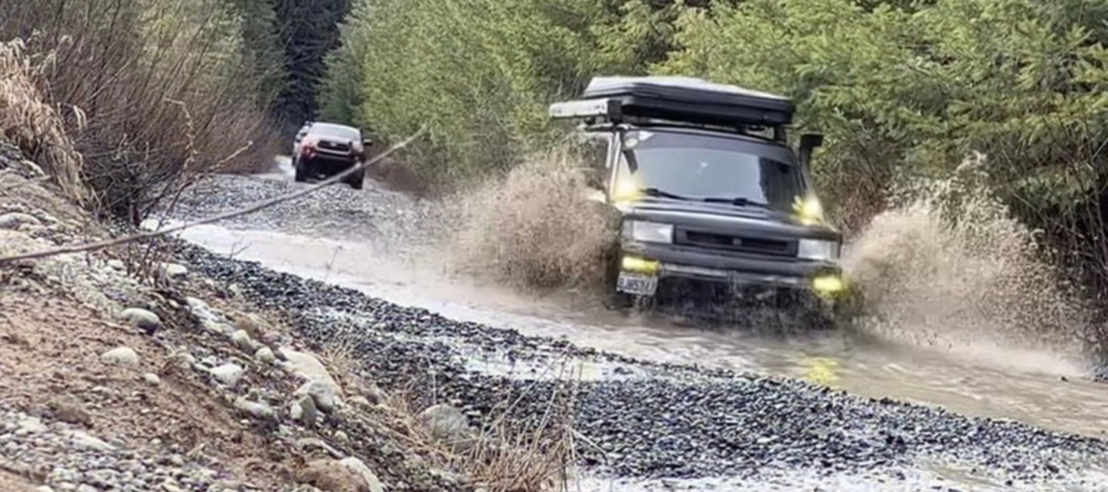 Scion xB off roading 