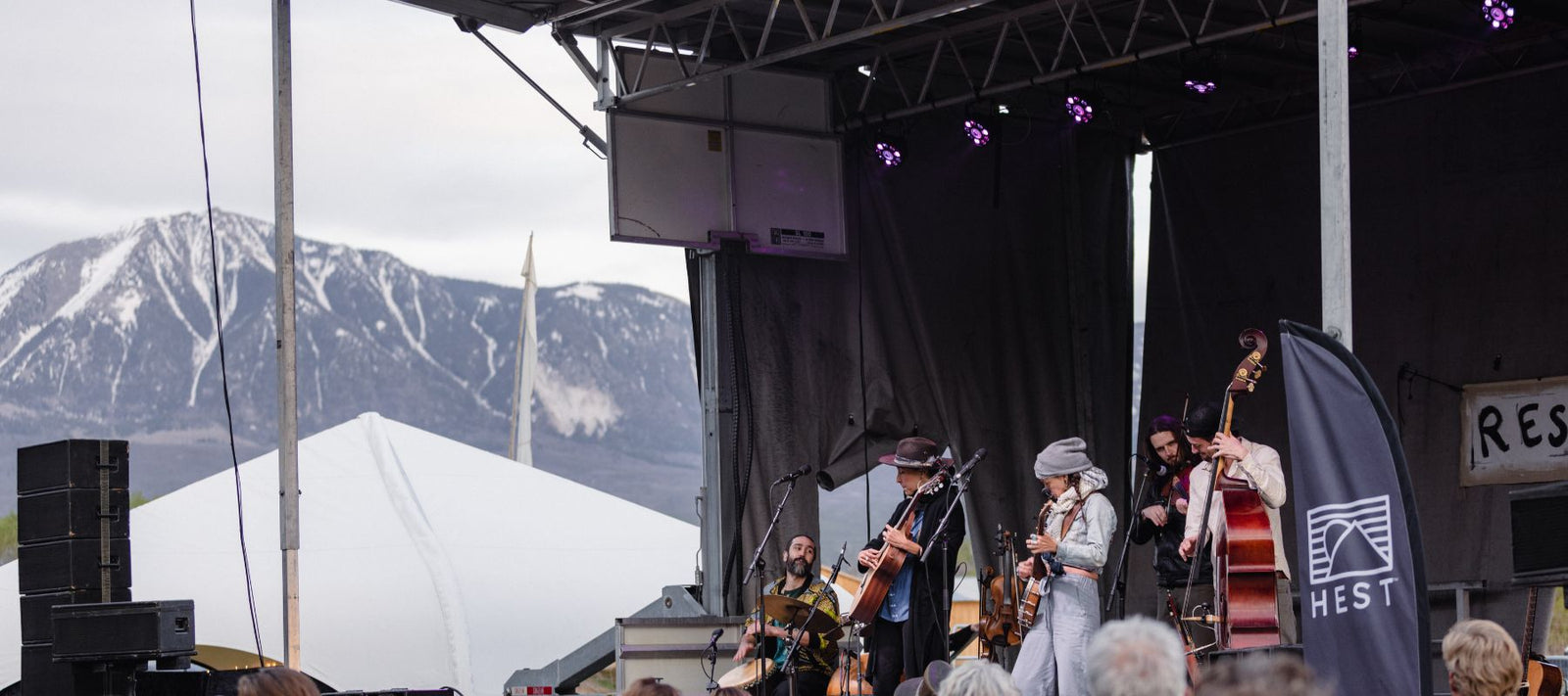 Rising Appalachia band performing in Colorado