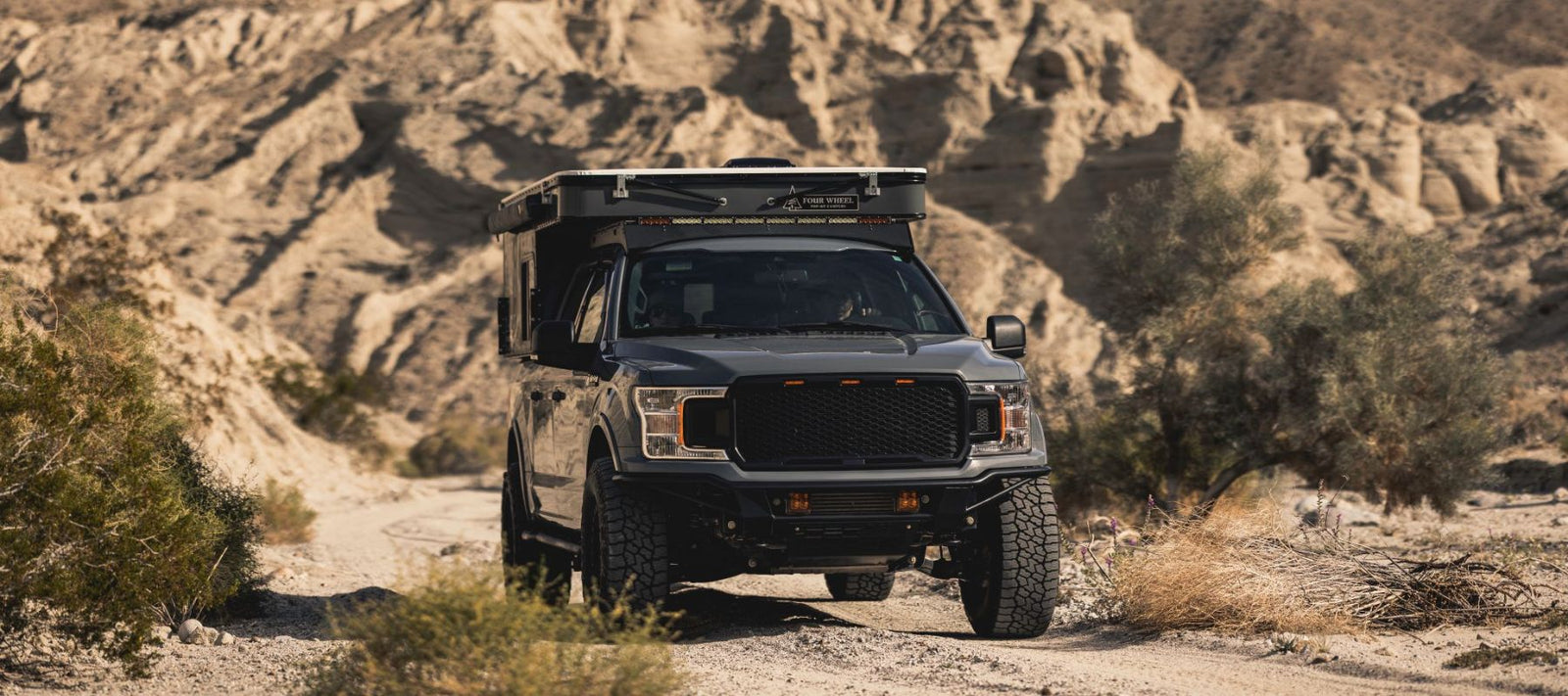 Ford F150 riding through utah