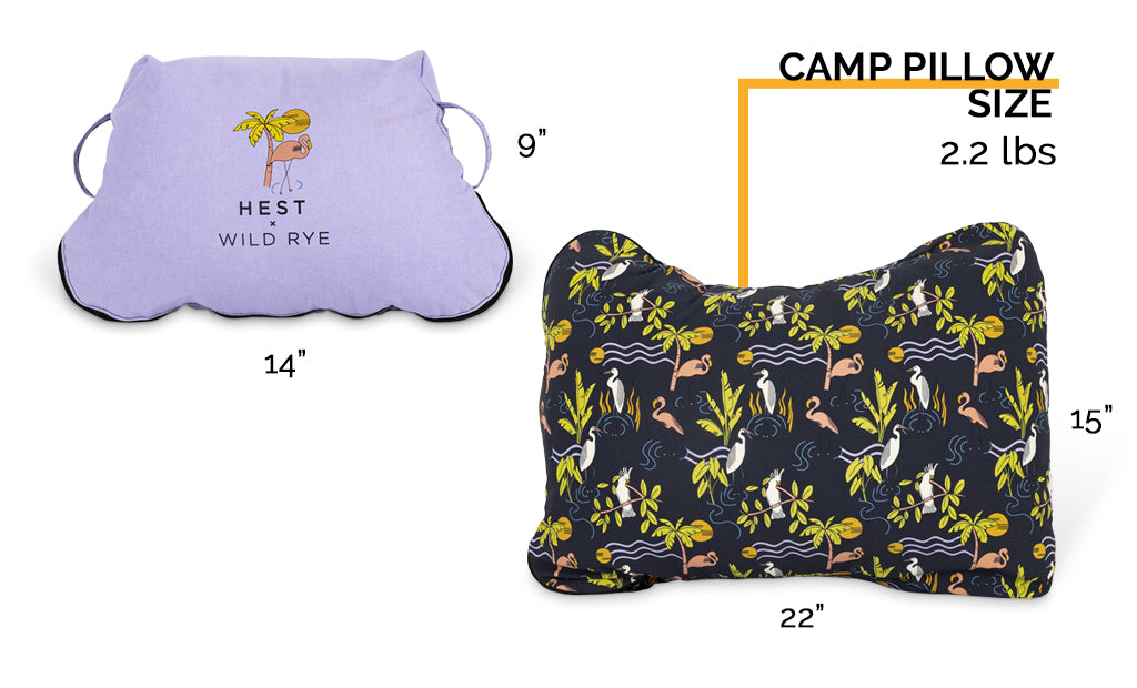 HEST X Wild Rye Camp Pillow