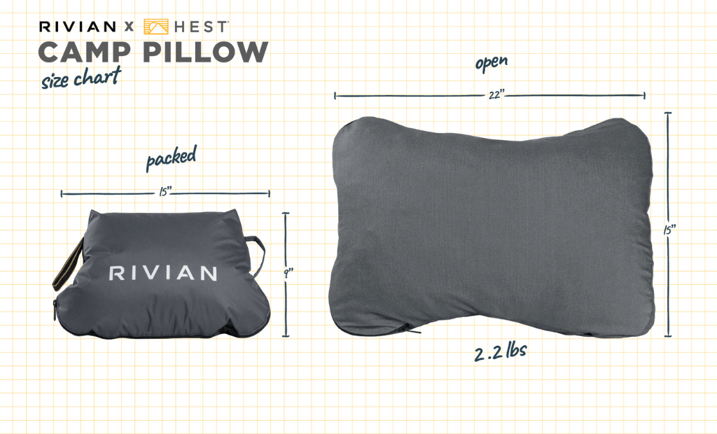 Rivian x HEST Camp Pillow